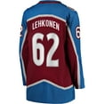 thumbnail image 3 of Women's Fanatics Artturi Lehkonen Burgundy Colorado Avalanche Home Breakaway Player Jersey, 3 of 3