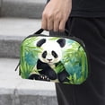 thumbnail image 2 of Panda Cord Organizer Travel Bag with Waterproof Oxford Fabric, Cable Storage Organizer Case for Electronic Devices, Small Parts Storage Box - 5.9x9.44x3.14 in, 2 of 6