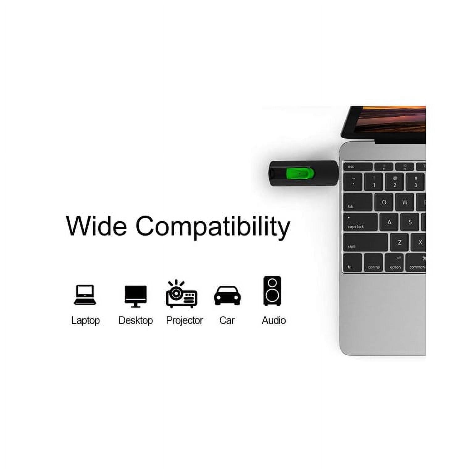 2 Pack 128 GB USB Flash Drive KOOTION Memory Stick Retractable for Laptop Data Storage Backup