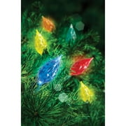 Holiday Time 60-Count LED C6 Multi-Color Teardrop Christmas Lights, Multi-Color