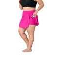 thumbnail image 2 of Sociala Plus Size Swim Skirt with Shorts High Waisted Swimming Skort Bathing Suit Skirts Bottoms with Pockets, 2 of 7