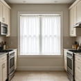 thumbnail image 6 of LEFXSMR 2pcs Sheer Curtains, Light-filtering Linen Short Curtains, Breathable Voile Curtains for Living Room & Bedroom, 30*36" White, 6 of 6