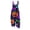 06#Multicolor, variant on Halloween Pumpkin Print Jumpsuit for Women, Cute Fall Wide Leg Sleeveless Romper, Fashion Halloween Costumes Navy XL