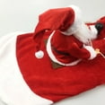 thumbnail image 5 of Running Santa Claus Christmas Pet Costumes Dog Apparel Party Dressing up Clothing, 5 of 8