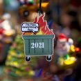 thumbnail image 4 of basurero fuego adorno navideño árbol de Navidad colgantes de madera Wmkox8yii fhajkh4664, 4 of 5
