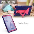 thumbnail image 2 of Galaxy Tab A 8.4" 2020 Case T307 T307U, Allytech Heavy Duty Protection Multi Angle Viewing Stand Shockproof Kids Friendly Rugged Back Cover Case for Samsung Galaxy Tab A 8.4 2020, Navyblue/Rose, 2 of 4