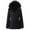 XQRN1-Black, variant on Winter Coats for Women with Faux Fur Hood Sherpa Fleece Lined Jacket Parkas Petite Women Anoraks Thicken Warm Zip Up Jackets Outerwear