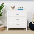 thumbnail image 6 of DaVinci Charlie 3-Drawer Dresser, White, 6 of 8