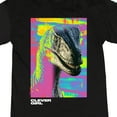 thumbnail image 2 of Jurassic Park Clever Girl Crew Neck Short Sleeve Black Heather Women's Night Shirt
-XL, 2 of 3