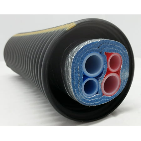 Insulated Pipe 3 Wrap, (3) 1' Non Oxygen Barrier and (1) 3/4' Non Oxygen Barrier