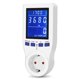thumbnail image 4 of Medidor De Potencia Con Enchufe Británico, Monitor De Energía, Uso De Electricidad, Voltios, Amperios, Vatios, KWh, Consumo, 4 of 8