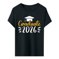 thumbnail image 3 of MEICHEN Graduation Gifts for Her: Class Of 2026 Senior 26 High School Graduation T Shirt Womens Spring Summer Tops, 3 of 3