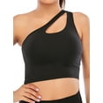 thumbnail image 5 of YouLoveIt Women's One Shoulder Sports Bras Yoga Sports Bras Push Up Cut Out Workout Padded Sports Bra Women Fitness Yoga Bras for Gym Sports, 5 of 8