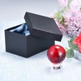 thumbnail image 3 of Uxcell 50mm/2" K9 Crystal Ball Decorative Ball with Gift Box and Crystal Stand Red 1 Set, 3 of 5