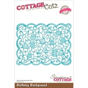 CottageCutz Elites Die -Birthday Background 5.2"X4"