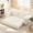 Beige, variant on Loveseat Sofa with Memory Foam and Steel Frame, Convertible 2-in-1 Design with No Assembly for Small Spaces, Apartment, Home Office, Beige