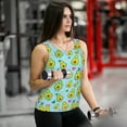 thumbnail image 5 of Fotbe Cartoon Avocado Womens Loose Fit Casual Flowy Slim-Fit Tank Tops Athletic Round Neck Trendy Sleeveless Summer Tops for Gym and Yoga-XX-Large, 5 of 7