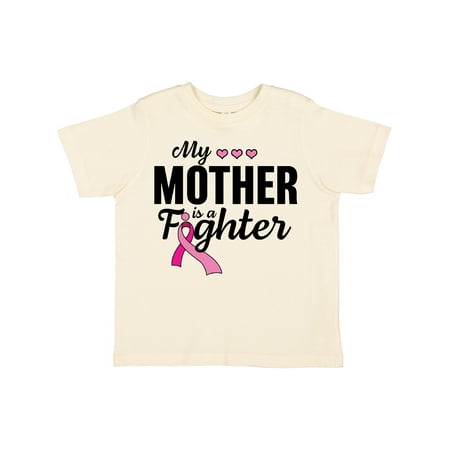 

Inktastic Breast Cancer Awareness My Mother is a Fighter Boys or Girls Toddler T-Shirt