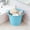 85#Blue, variant on Iron Flower Pot, Vintage Double Ear Metal Bucket for Desktop Storage, Small Industrial Planter for Succulents and Pens, Decorative Iron Container for Bathroom Kitchen and Office