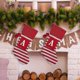 thumbnail image 2 of christmas decorations Christmas Large Letters Christmas Stockings Cute Striped Christmas Tree Pendant Holiday Decorations, 2 of 5