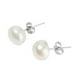 thumbnail image 5 of Pendientes de perlas de agua dulce de 9-10 mm para novias y bodas, 5 of 9