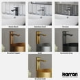 thumbnail image 5 of Karran Usa KBF512MB Venda 1.2 GPM Vessel Single Hole Bathroom Faucet - Black, 5 of 7