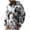 61#Black, variant on Tie Dye Black Hoodie Men Vintage Graphic Cold Weather Sweatshirts for Men Long Sleeve Drawstring Hood with Pockets Multicolor L