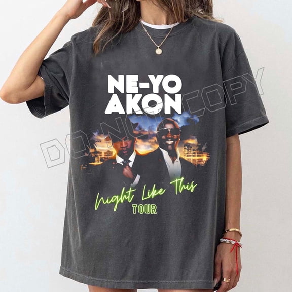 Ne-yo & Akon Nights Like This Tour 2026 Unisex T-Shirt
