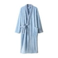 thumbnail image 2 of Yuwull Terrys Cloth Robes for Women Cotton Towel Bathrobe Soft Shower Robe Long Shawl Collar Loungewear, 2 of 3