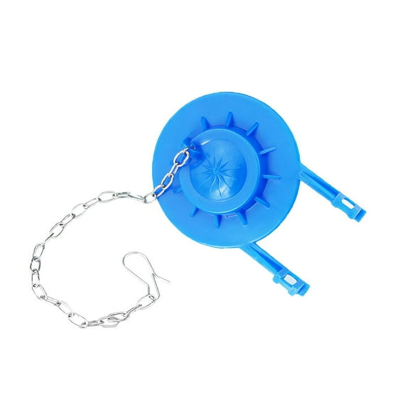 2-inch Universal PVC Toilet Flapper with Toilet Flapper Stainless Steel Toilet Flapper Chain Toilet Tank Flapper