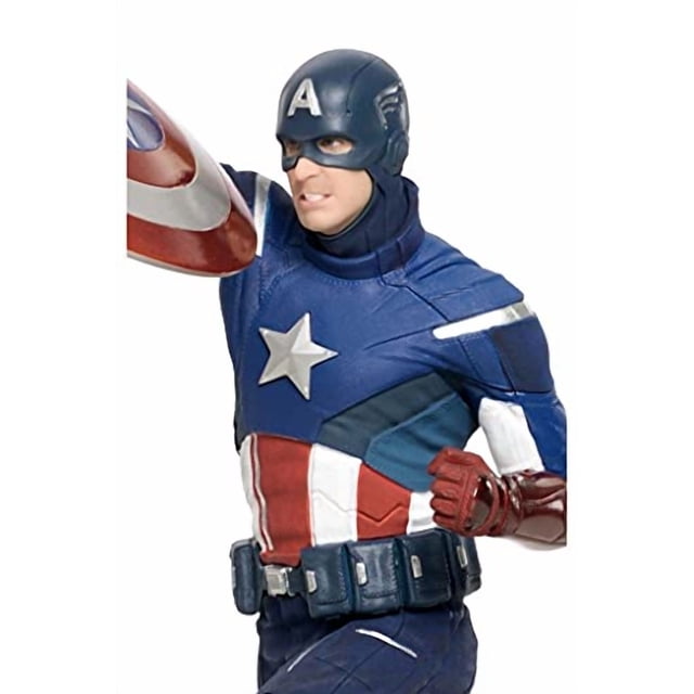 Iron Studios 24719-10 1:10 Captain America 2012 BDS Art Scale-Avengers: Endgame, Multicolor