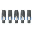 thumbnail image 2 of Pin Speaker Connector,5Pcs NL4FC 4-Pin Plug Audio Connector Speaker Connector Sleek Aesthetic, 2 of 12