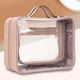 thumbnail image 1 of Bolso de tocador Bolso de almacenamiento de cosméticos para damas Caja de soporte de cosméticos de PVC para viajar (Rosa L), 1 of 8