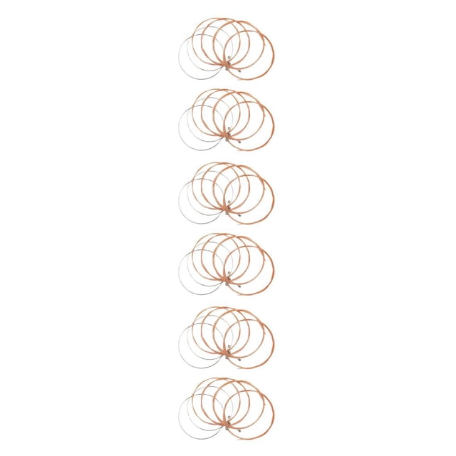 yingyy 1/2/3/5 12Pcs Guitar String Kit Replacement Coating Core Instrument Supplies Bright Strings Set Experts Beginners Adults 3PCS