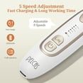 thumbnail image 7 of Electric Toenail Grinder for Thick Toenails, 5 Speeds Manicure and Pedicure Kit, Cordless Nail Drill with LED Light, Electric Nail File for Human, Pet, Thick Toenails, Natural & Acrylic Nails, 7 of 7