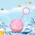 thumbnail image 2 of Anillo de tracción Globo de agua Bomba de agua de silicona Juegos de juguetes para jugar en la piscina (Multicolor + Bolsa), 2 of 3