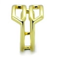 thumbnail image 4 of IP Gold(Ion Plating) Stainless Steel Ring with No Stone for Women Minimalist Theme No Stone Stone Color Style TK1884 Size 10, 4 of 4