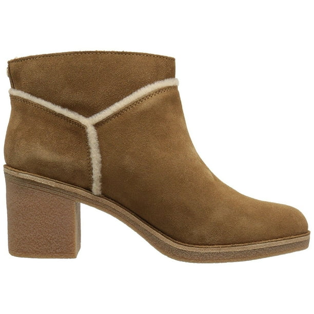 ugg chestnut block ankle boot
