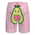 thumbnail image 6 of Kdxio Cute Avocado Pattern Mens Casual Shorts - Drawstring Summer Beach Sports Shorts for Men, 6 of 9