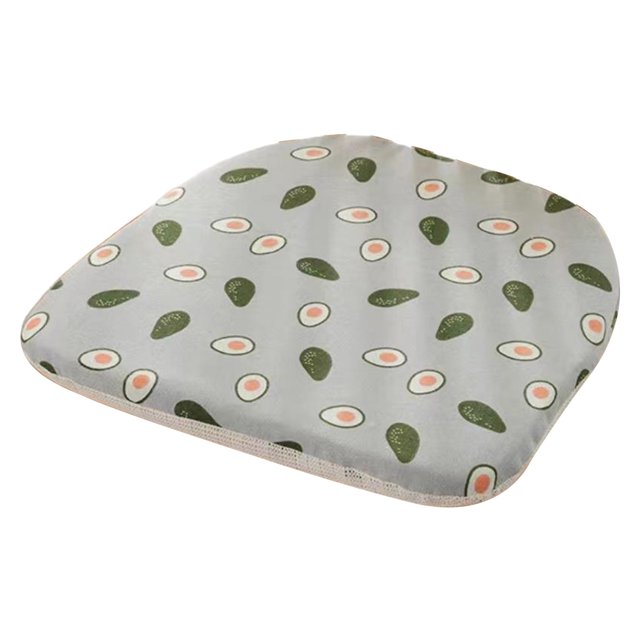 CSChome Chair Cushion With Plush Trim Non Slip Breathable Dining Cushion Super Soft Hip Protective Chair Mat