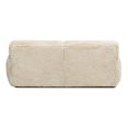 thumbnail image 4 of Pemberly Row 83" Faux Sheepskin Overstuffed Sofa Cream Beige, 4 of 10