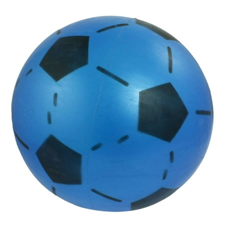 Plastic Cheerleader Football - Blue Black 6.6 Dia Inflatable Soft Plastic Football Toy