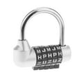 thumbnail image 1 of 5 Letters Combination Number Padlock Luggage Bag Pad Lock, 1 of 8