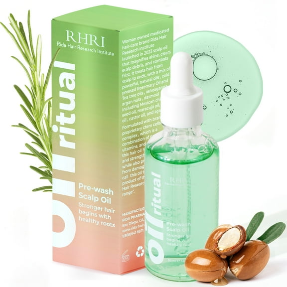 Rosemary Hair Oil Treatment I Vegan Pre-Shampoo Scalp Oil Treatment for Hair I Pre Wash Hair Oil & Hair Growth Serum I Healing oil treatment for Hair Loss, Split Ends, Thinning & Dry Hair