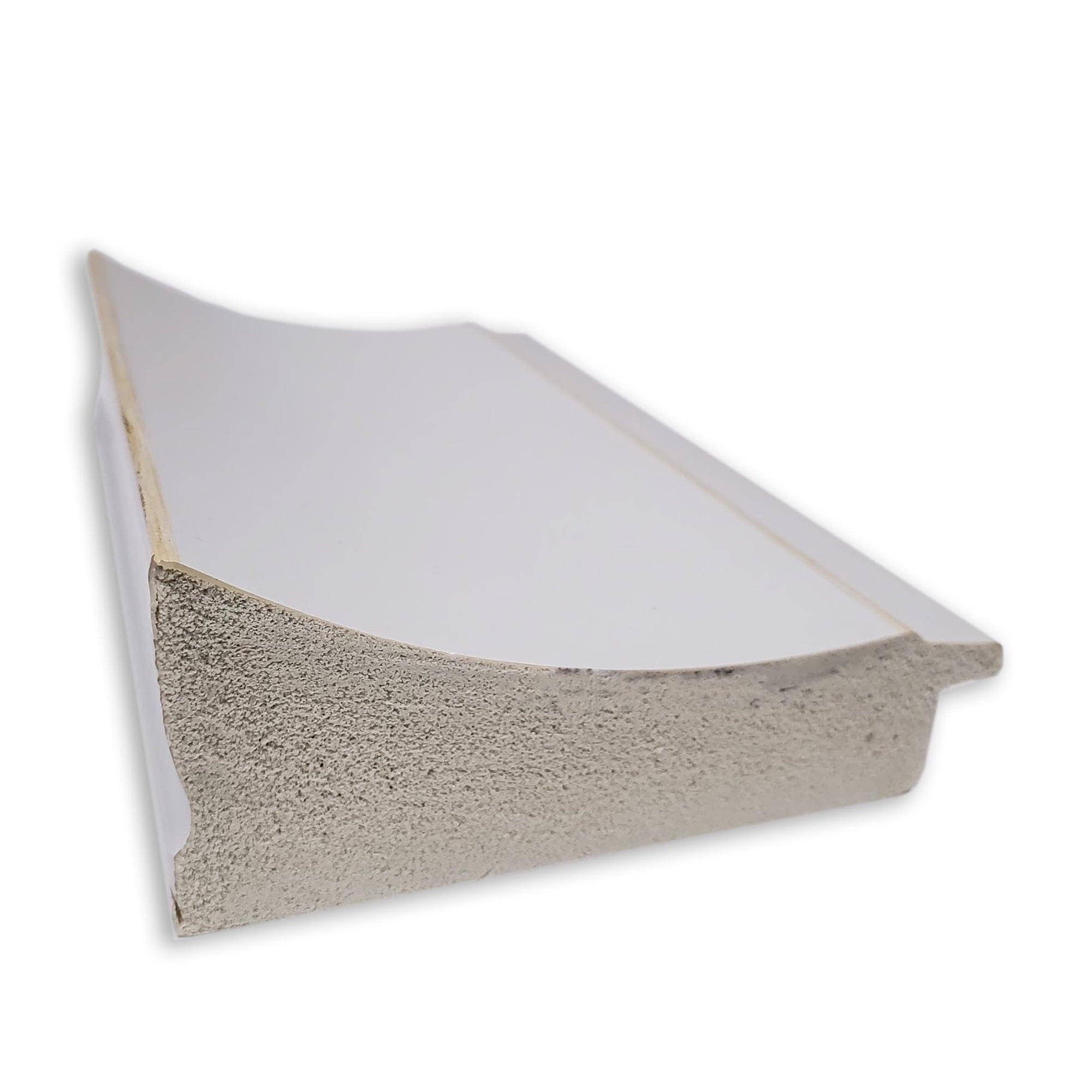 Amanti Art Natural Cork Board Framed Flair Soft White Bulletin Board 40 in. x 28 in.