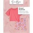 thumbnail image 2 of Conjunto de Shorts para Niña Bebé Jessica Simpson Talla 5 Coral Rosa, 2 of 7