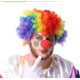 thumbnail image 2 of Peluca de payaso arcoíris, peluca colorida de payaso Hippie, peluca loca para fanáticos del fútbol, ​​peluca Afro rizada esponjosa para hombres y mujeres, discoteca de los años 70 y 80, 2 of 5