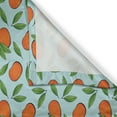 thumbnail image 3 of Ambesonne Tangerine Kitchen Curtains, Mandarin Fruit and Leaves, 55"x45", Vermilion Pale Blue, 3 of 3