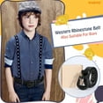 thumbnail image 4 of WHIPPY Kids Rhinestone Western Belt for Girls Boys, Studded Leather Belt for Jeans Dresses, 4 of 8