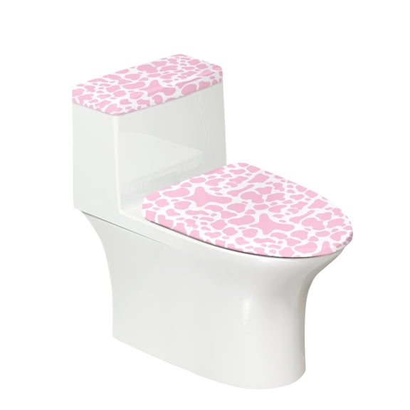 HELLHERO Toilet Seat Lid Cover Set 2-Piece 17x21 Inches Cozy Bathroom Set